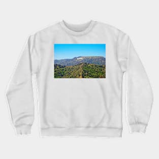 Hollywood Sign from Griffith Crewneck Sweatshirt